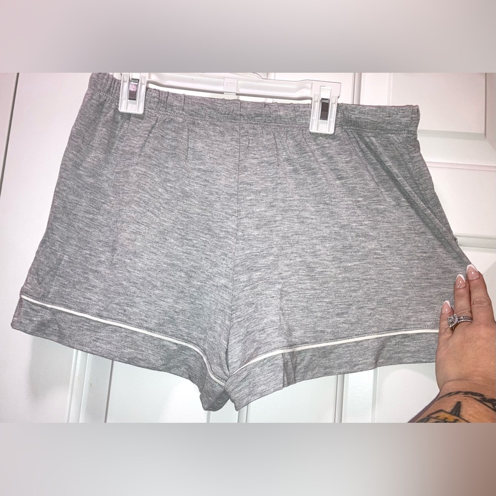 Auden Womens Cloud Knit Pajama Shorts gray Size Medium new - Picture 2 of 2